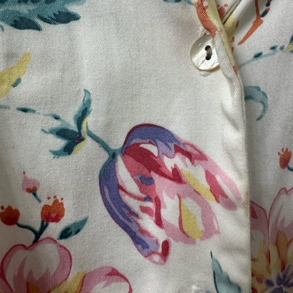 Vintage 80- 90's Y2K perceptions 14 Floral Midi Button up Dress cottage core - Picture 12 of 15